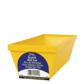 00010 Homax 10 Inch Yellow Drywall Mud Tray Heavy Duty Lightweight Durable Tool