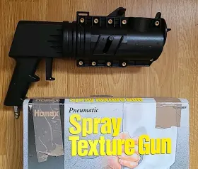 4605p Homax Model Pneumatic Spray Texture Gun - Good Clean Condition