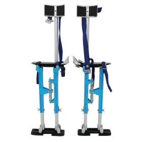 Hgf126240 Home-garden-fix Pair Of Aluminium Drywall Stilts Tool 18 Inch - 30 Adjustable For Painting Cosplay