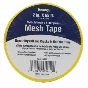 5410 Homex 2 Inch X 65 Ft. Self-adhesive Fiberglass Mesh Tape For Drywall Repair New