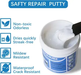 Hommee 445041092066 Drywall Repair Kit Hole Patch To Fix Wall Surface Holes And C #2