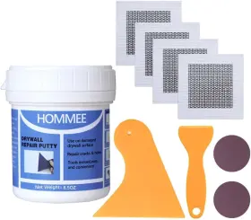 Hommee 445041092066 Drywall Repair Kit Hole Patch To Fix Wall Surface Holes And C