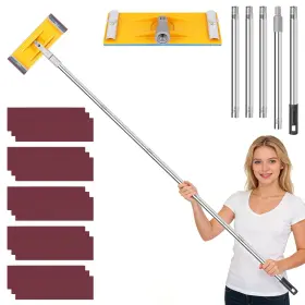 Zt0001 Hoomesun Pole Sander For Drywall Adjustable Extension - Manual Hand Sanding