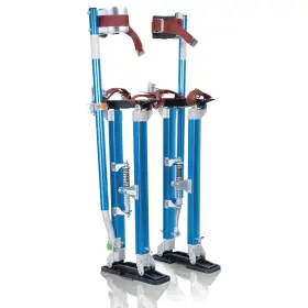 Hcst-24bl Hooomyai 24-40inch Adjustable Height Aluminum Painting Tool Stilt With Knee Pads Protecti