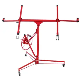 06wcl0-09 Hubse Drywall Lift Panel 11ft Rolling Lifter 150lb Weight Capacity P