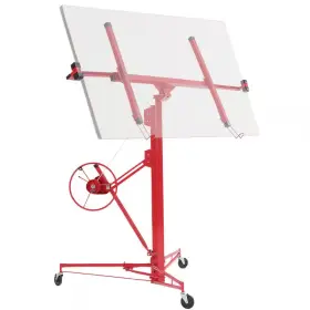 Huluwat 313094690669 11 Ft. Drywall Lift Panel Hoist Jack Lifter In Red