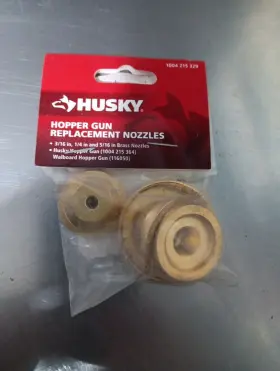 1004 Husky 030699822423 Hopper Gun Texture Sprayer Replacement Nozzles 3-pack Brass 3/16 Inch 1/4 5/16 #3