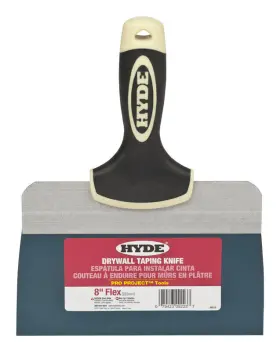 09223 Hyde Pro Project Blue Steel Taping Knife 8 Inch W X 10.3 L