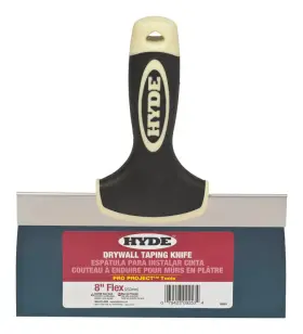 09253 Hyde Pro Project Blue Steel Taping Knife 8 Inch W X 9.3 L