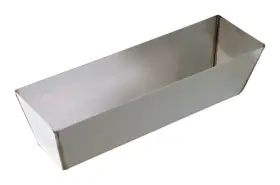 9012 Hyde Stainless Steel Mud Pan 3.5 Inch H X 12 L
