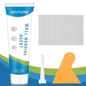 Hzu-7616 Hzutloer 250g Wall Mending Agent Drywall Repair Kit With Scraper Spackle Hzu-7616 Hzutloer 250g Wall Mending Agent Drywall Repair Kit With Scraper Spackle