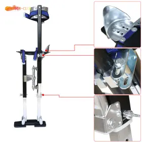 Icc2065902 Ign-club 15 To 23inch Adjustable Aluminum Drywall Stilts Painters Walking Finishing Tools #3