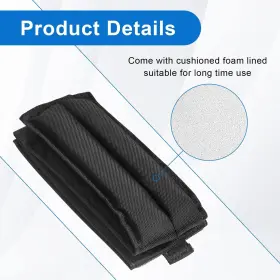 In Which Bay 768488149351 Adjustable Drywall Stilts Straps With Fatigue Relief Design - 45.2 X 4in 2 Pcs #2