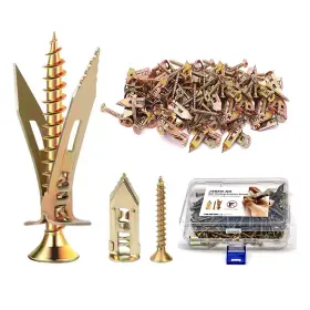 Jasen.no Js-01 Self-drilling Drywall Anchors Heavy Duty And Screws Kit Door