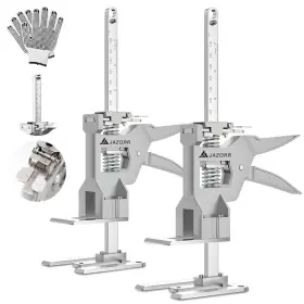 Jazorr B0by1537pn 2pcs Metal Labor Saving Arm Jack Load-bearing 440 Lb Multi-function