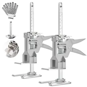 Lsay002 Jazorr 2pcs Metal Labor Saving Arm Jack Load-bearing 440 Lb Silver