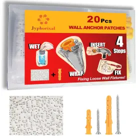 Jy002 Jyphorixal Drywall Anchor Repair Kit Loose Wall Fix Patches Ideal For And