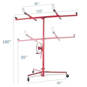 11ft.professional Kahomvis Heng-lkw0-66 Drywall Panel Hoist 150 Lbs. Load Capacity #2