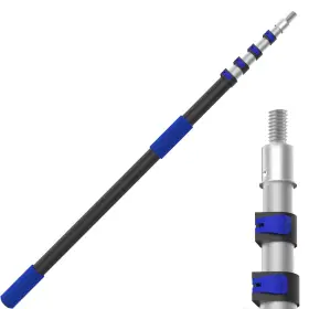 Karveden 717373066471 5-20ft Telescoping Pole Multi-purpose Extension 20ft Blue