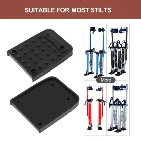 Kcgani 742420046359 4pcs Stilt Sole Anti-slip Foot Pads For Drywall Stilts Replacement P #2