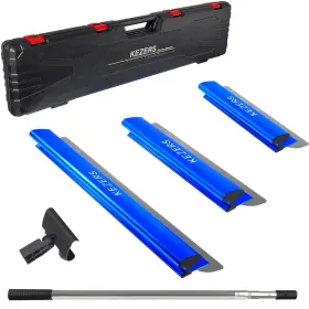Sk3ch Kezers Drywall Skimming Blade Set-12 Inch 22 And 32 Blades 35 -81 Extension