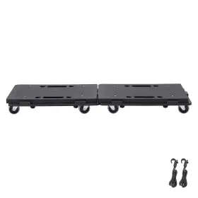 Kffkff 687117289759 Interlocking Edge Furniture Mover 500 Lbs Capacity Each 2 Pcs Platform Dolly