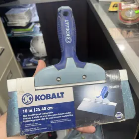 0243925 Kobalt 78088 10-inch X 3-inch Blue Steel Drywall Taping Knife - 0243925- New