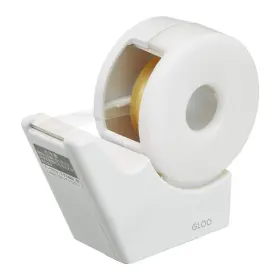 T-gm510w Kokuyo Gloo Tape Cutter Suction Cup Handy Type Small Roll White