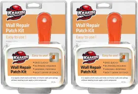 Kraken Bond 767023852503 Drywall Patch Repair Kit - 2x8 Fl.oz. 2 Pack Clear/transparent