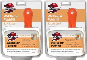 Kr121se01-wallrepairk Kraken Bond 850036155126 Drywall Patch Repair Kit - 2x8 Fl.oz. 2 Pack