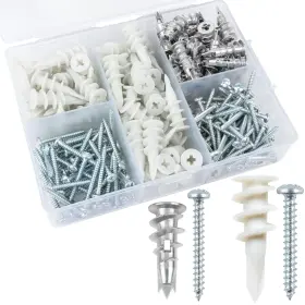 Da200 Kurui Self Drilling Drywall Anchors Assortment Kit 200pcs Picture Hanging Ki