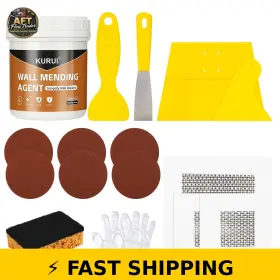 Kurui Drk001 Drywall Repair Kit - 8.8oz Spackle Patches Scraper