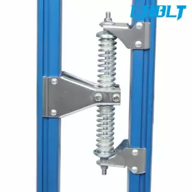 Om276201oc Lablt 24 Inch - 40 Professional Grade Adjustable Drywall Stilts Light Blue #2