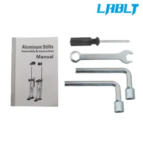Om284013oc Lablt Aluminum Drywall Stilts 36ftft-48ftft Painters Walking Taping Finishing Tools #2