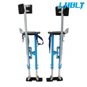 Om284031oc Lablt Aluminum Painter Taping Drywall Stilts 36- 48 Inch Adjustable Tool Stilt #3