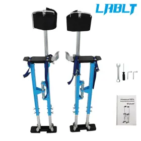 Om284031oc Lablt Aluminum Painter Taping Drywall Stilts 36- 48 Inch Adjustable Tool Stilt