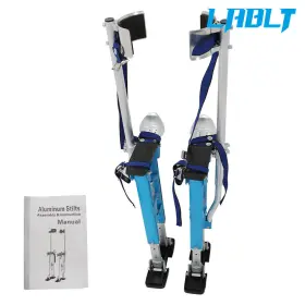 Om284040oc Lablt 18 In -30 Lightweight Premium Grade Aluminum Alloy Blue Drywall Stilts