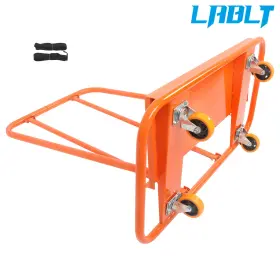Om386604oc Lablt Drywall Sheet Cart 3000 Lbs Plywood Panel Dolly Truck 4 Swivel Wheels