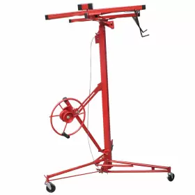 Qs231824qr Lablt 16 Ft Drywall Rolling Lifter Panel Hoist Jack With Lockable Wheels #3