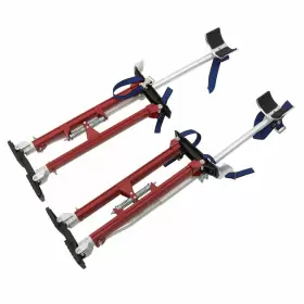 Qs504992qr Lablt Adjustabl Drywall Stilts 24ftft -40ftft Aluminum For Taping Painting Painter #2