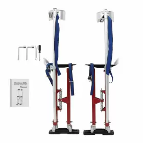 Qs504992qr Lablt Adjustabl Drywall Stilts 24ftft -40ftft Aluminum For Taping Painting Painter
