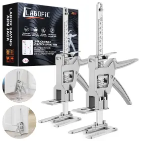 Labofic Tgq-30 Labor Saving Arm Jack 2 Pack 12 Inch Stainless Steel Furniture Jacks Multif