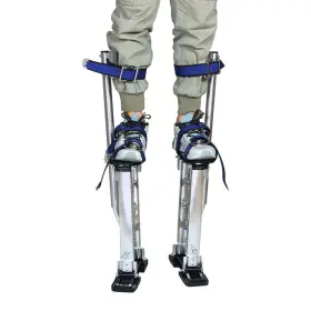 Law142494 Labwork Aluminum Alloy Stilts Adjustable 15 Inch - 23 Fits For Stilt Painters Walking Tool #2