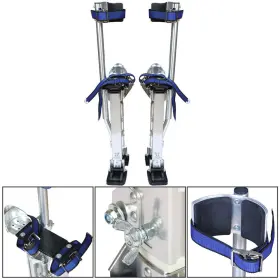 Law142494 Labwork Aluminum Alloy Stilts Adjustable 15 Inch - 23 Fits For Stilt Painters Walking Tool