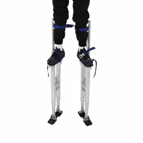 Law189342 Labwork 36 Inch -48 Aluminum Drywall Stilt Tool For Wallpaper Painting Silver #2