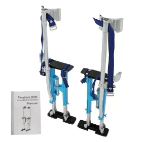 Law189360 Labwork Drywall Stilts Aluminum Tool 18ftft - 30ftft Adjustable Painting Taping