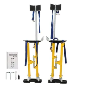 Law189366 Labwork Adjustable Drywall Stilt Aluminum Tool 24 Inch -40 - Painting Painter Taping