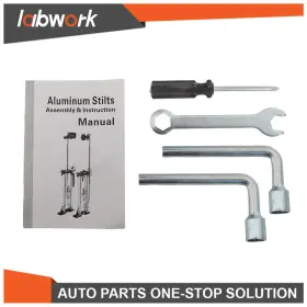 Tl31557q Labwork Aluminum Alloy Stilts 36 Inch - 48 Adjustable Walking Taping Finishing Tool #3