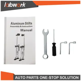 Tl31559q Labwork Aluminum Tool Stilt 36 Inch - 48 With Knee Pad For Painting Painter Taping #3