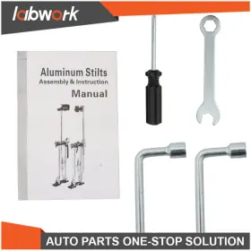 Tl31563q Labwork Adjustable Aluminum Tool Drywall Stilts 18 Inch - 30 For Painting Taping #3